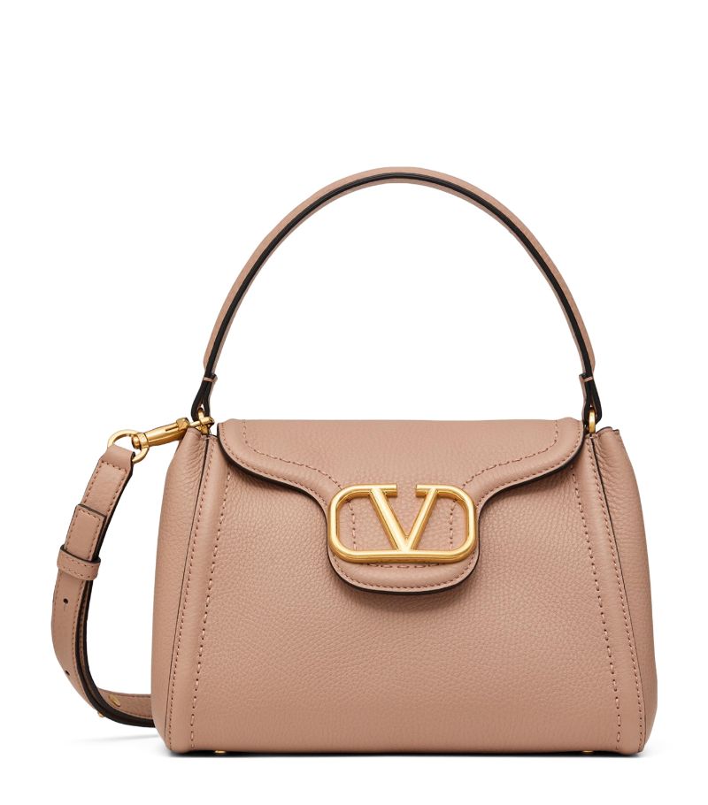 VALENTINO GARAVANI Valentino Garavani Leather Alltime Top-Handle Bag