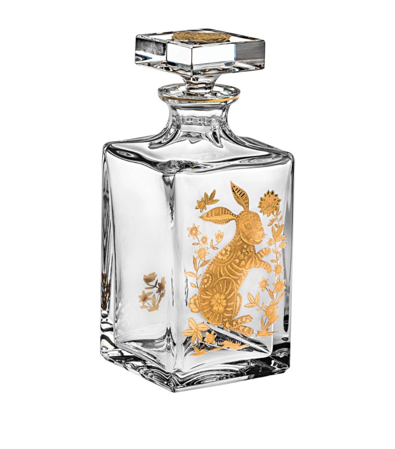Vista Alegre Vista Alegre Crystal Golden Rabbit Whisky Decanter (800Ml)