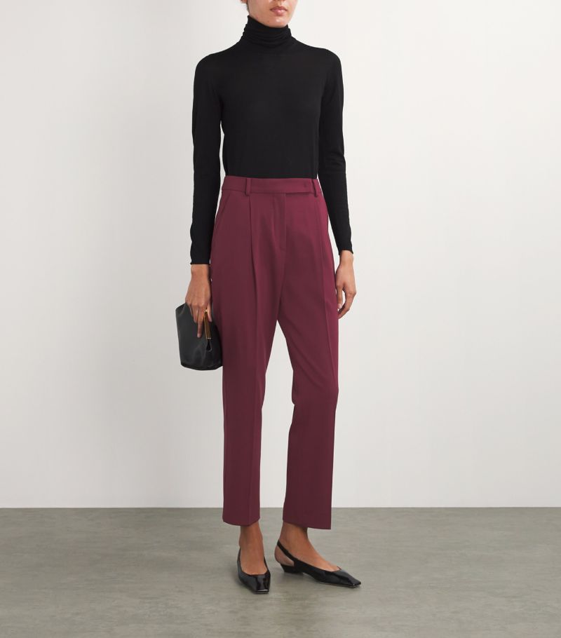 Max Mara Max Mara Stretch-Wool Cropped Trousers