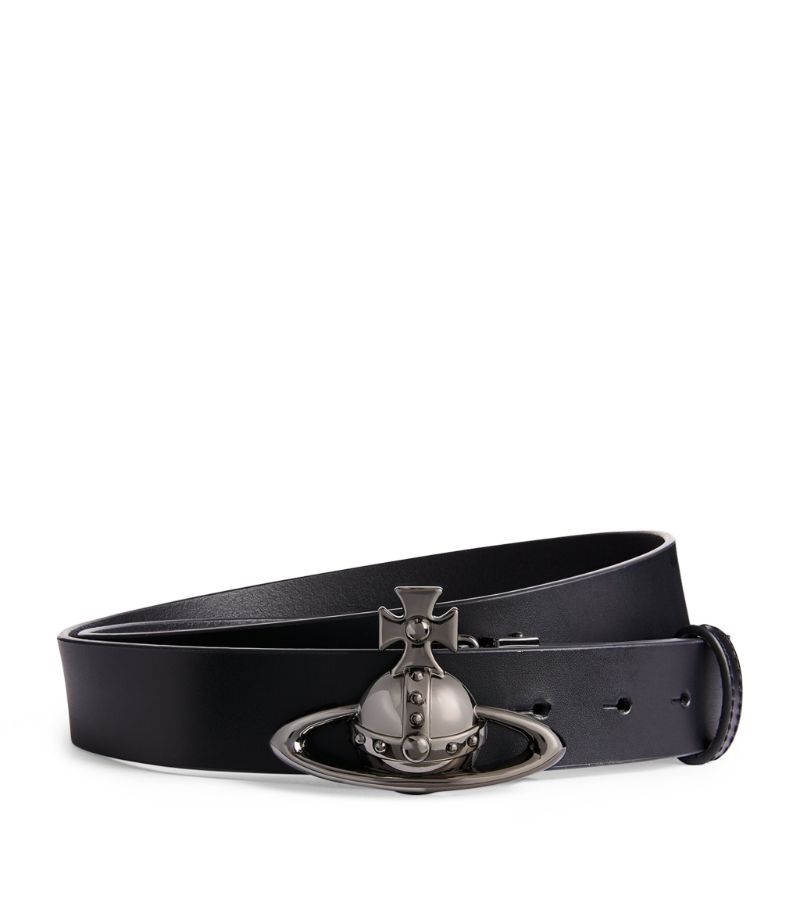 Vivienne Westwood Vivienne Westwood Leather Orb Belt