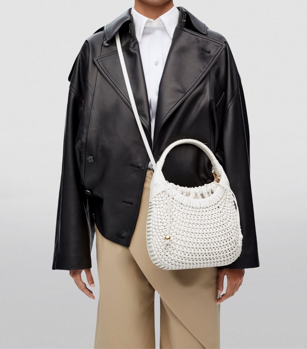 Loewe Loewe Leather Diamond Top-Handle Bag