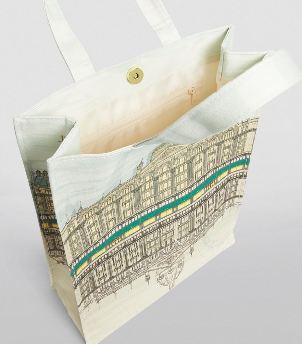 Harrods Harrods Medium Architectural Building Shopper Bag