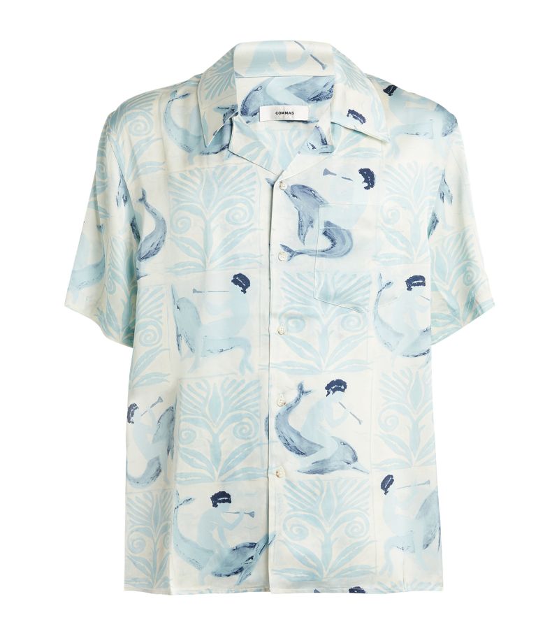 Commas Commas Dolphin Tile Shirt