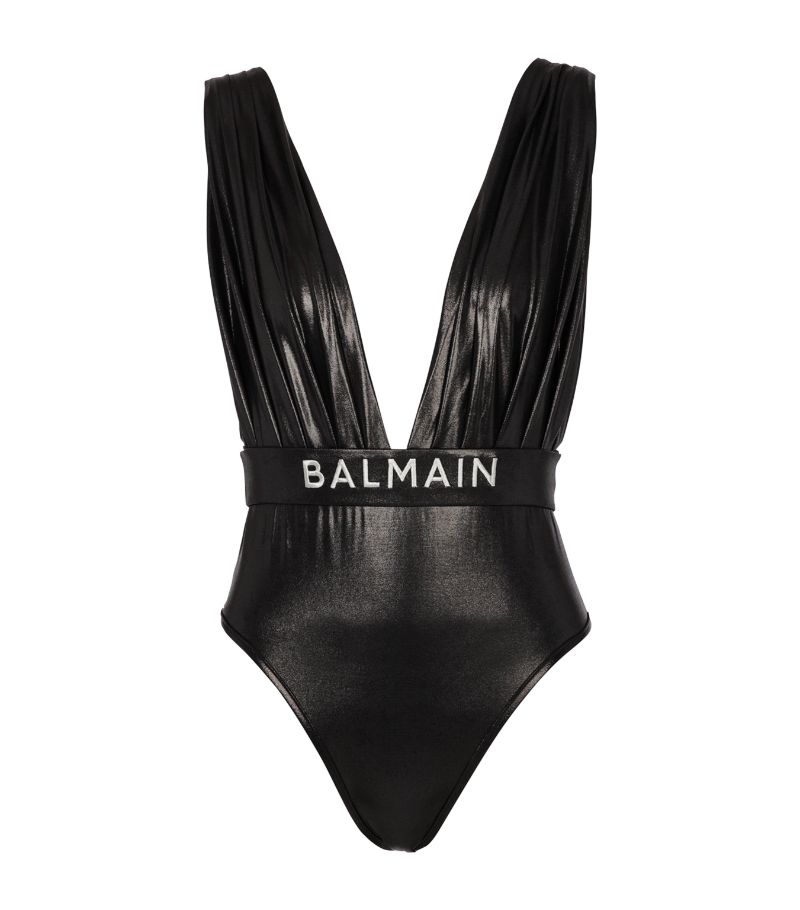 Balmain Balmain Draped One-Piece Swimsuit