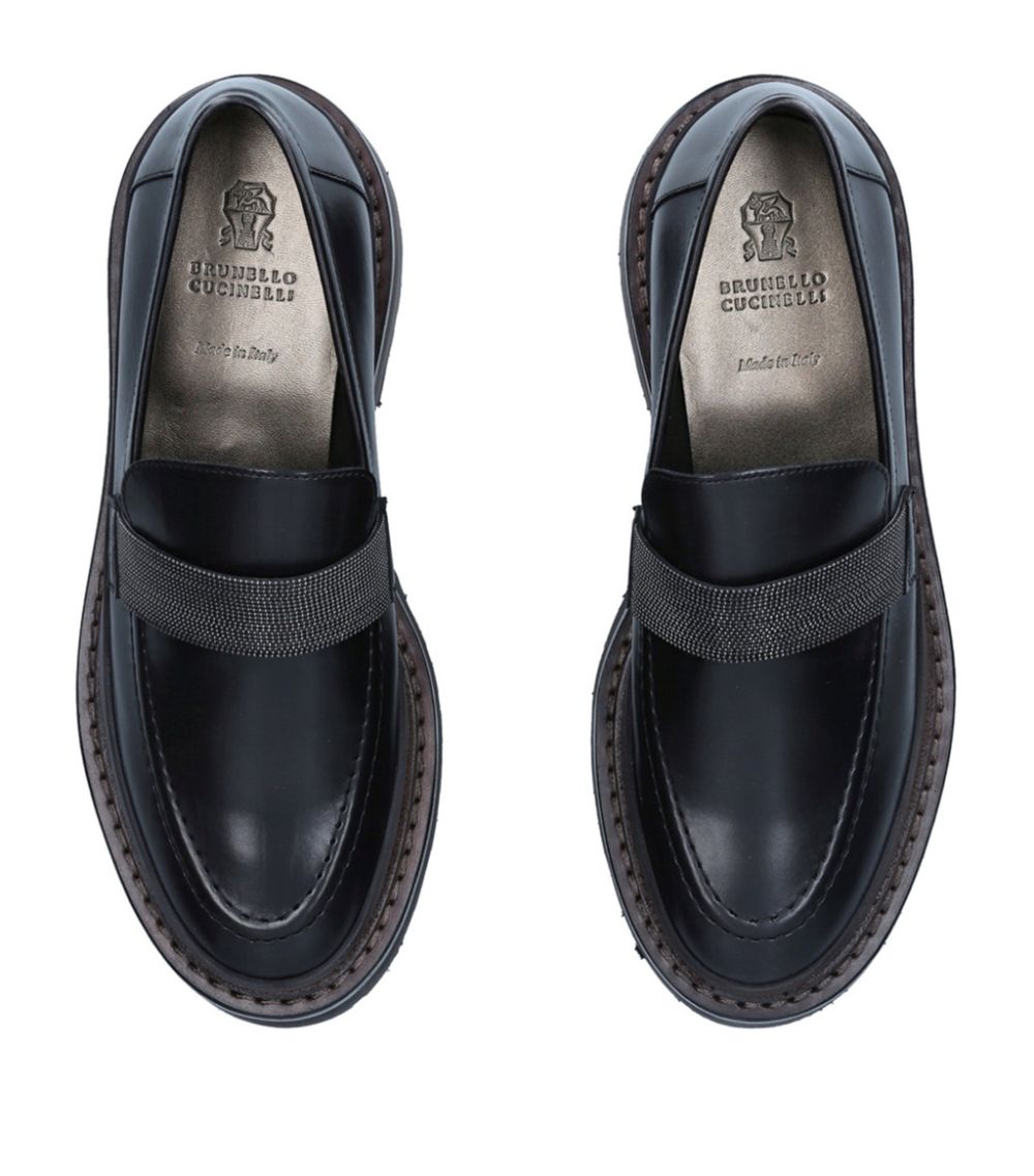 Brunello Cucinelli Brunello Cucinelli Leather Loafers