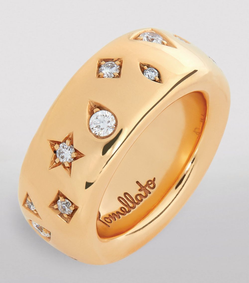 Pomellato Pomellato Rose Gold And Diamond Iconica Ring (Szie 47-60)