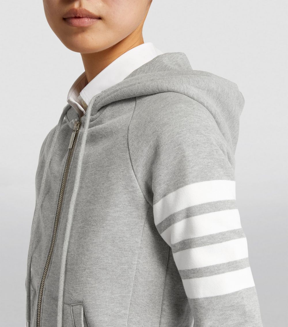 Thom Browne Thom Browne 4-Bar Zip-Up Hoodie