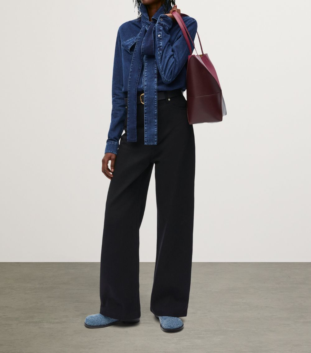 Loewe Loewe High-Rise Wide-Leg Jeans