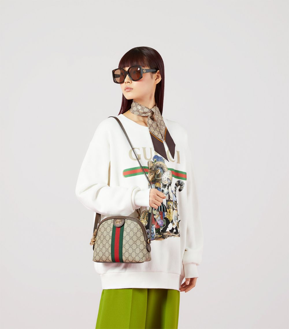 Gucci Gucci Small Gg Supreme Ophidia Shoulder Bag