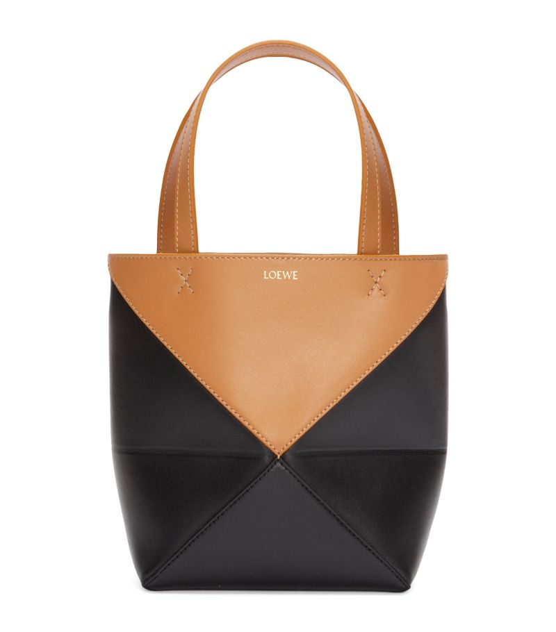 Loewe Loewe Mini Leather Puzzle Fold Tote Bag