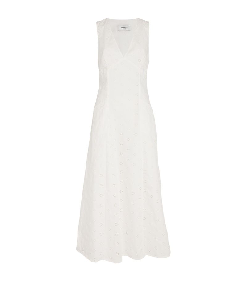 Matteau Matteau Broderie Plunge Dress