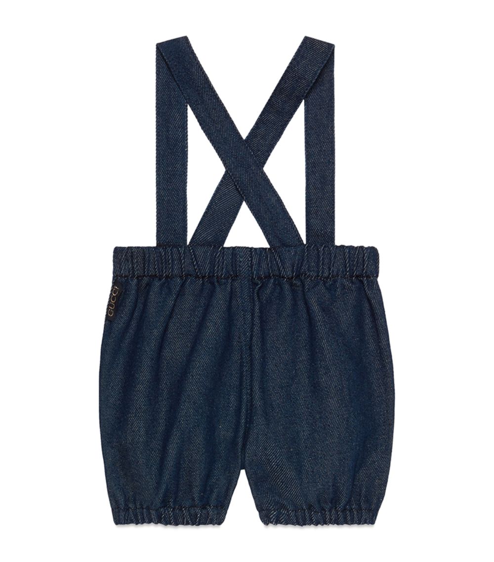 Gucci Gucci Kids Denim Playsuit (3-36 Months)