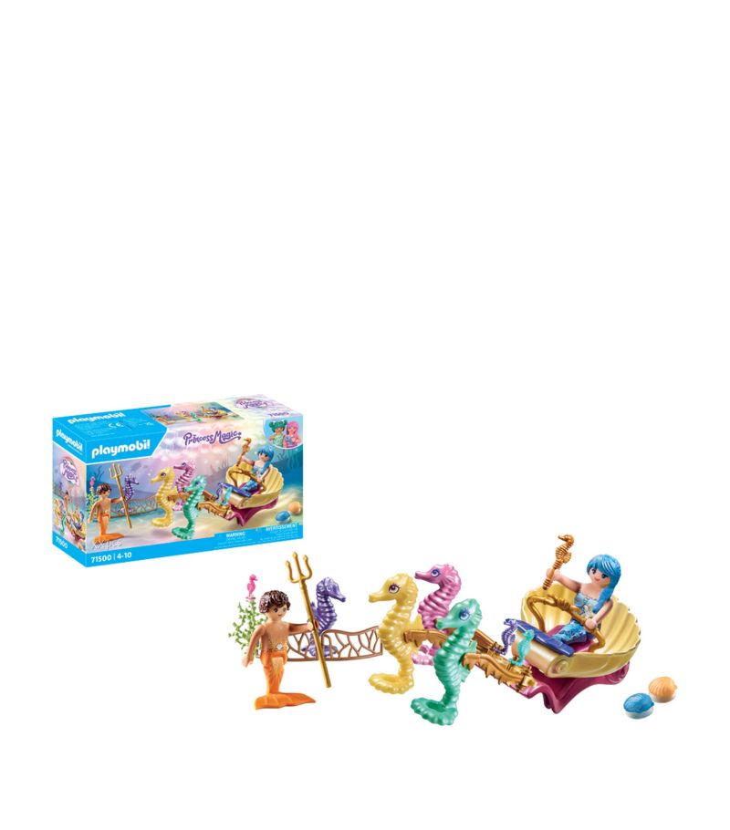 Playmobil Playmobil Princess Magic: Mermaid With Seahorse Carriage Set