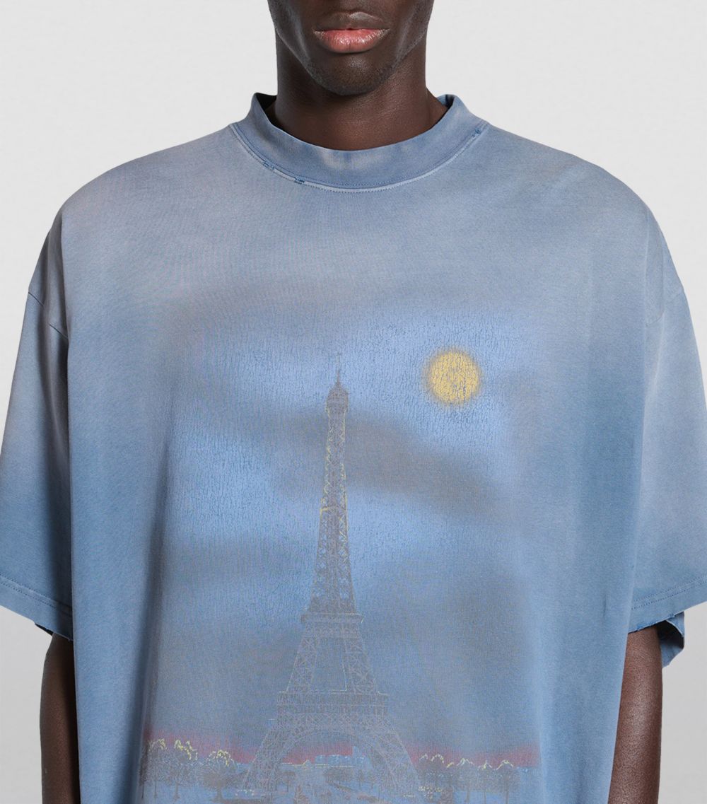 Balenciaga Balenciaga Oversized Paris Moon T-Shirt