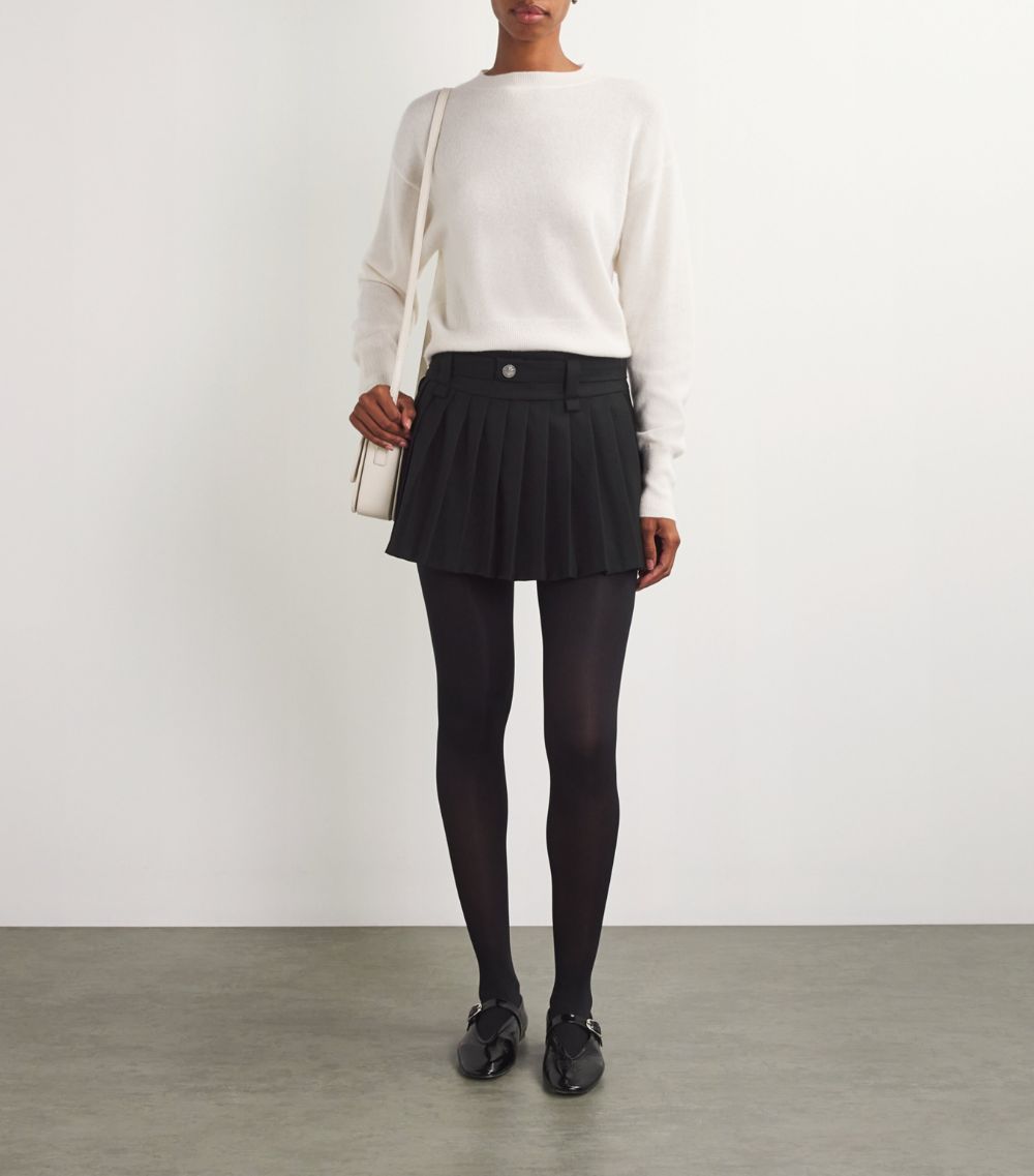  Maje Pleated Mini Skirt