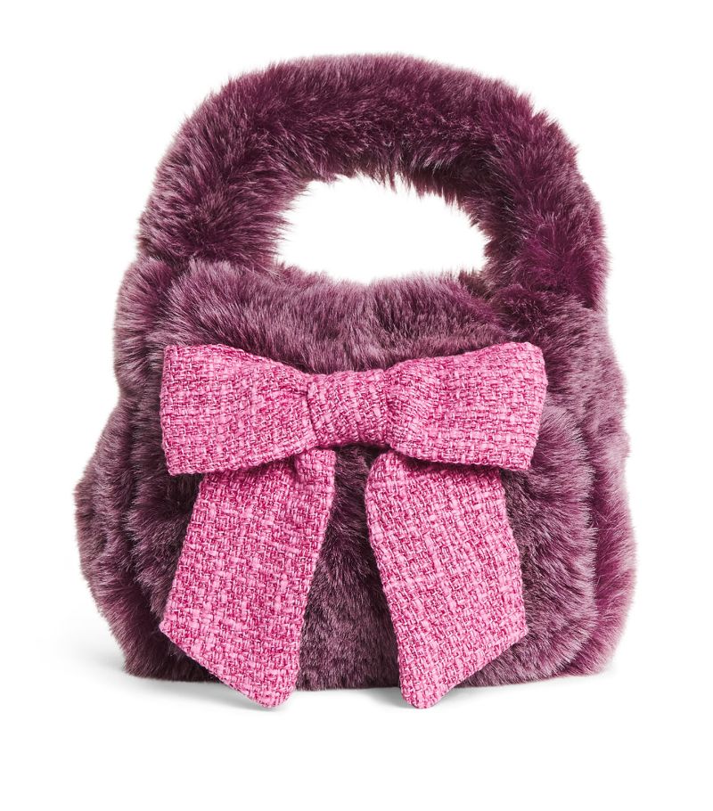 Patachou Patachou Faux Fur Shoulder Bag