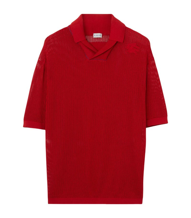 Burberry Burberry Knitted Ekd Polo Shirt