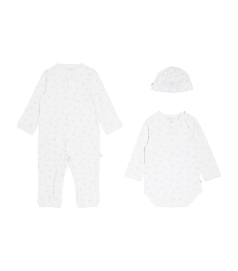 Marie-Chantal Marie-Chantal Angel Wing Playsuit, Bodysuit And Hat Set (0-12 Months)