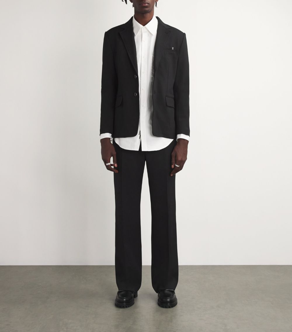 OFF-WHITE Off-White Wool Slim-Leg Trousers