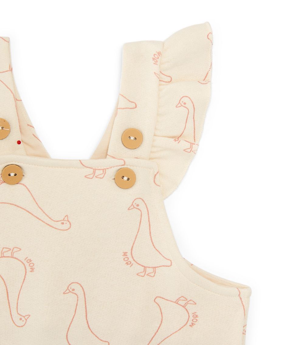 Mori Mori Duck Print Dungarees (3-24 Months)