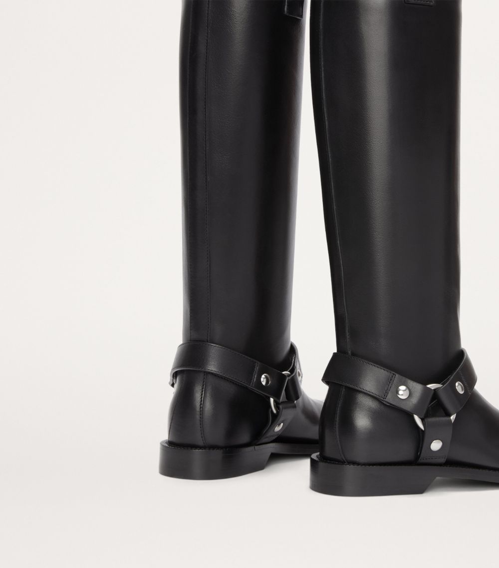 Loewe Loewe Leather Campo Knee-High Boots