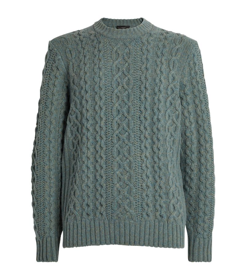 Vince Vince Merino-Cashmere Cable-Knit Sweater