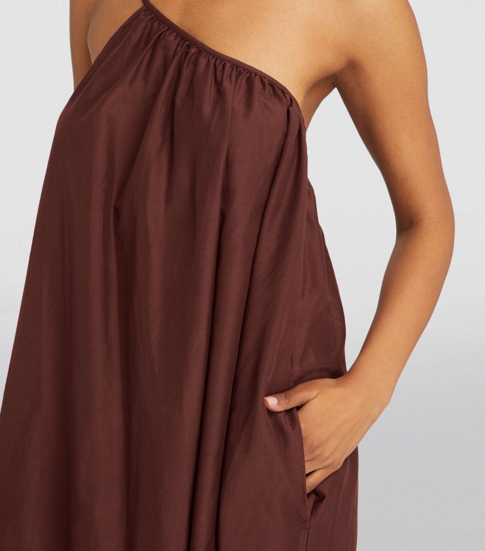 Matteau Matteau Cotton-Silk One-Shoulder Maxi Dress