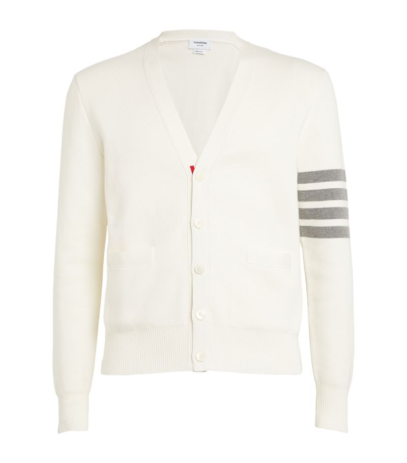 Thom Browne Thom Browne Cotton V-Neck Cardigan