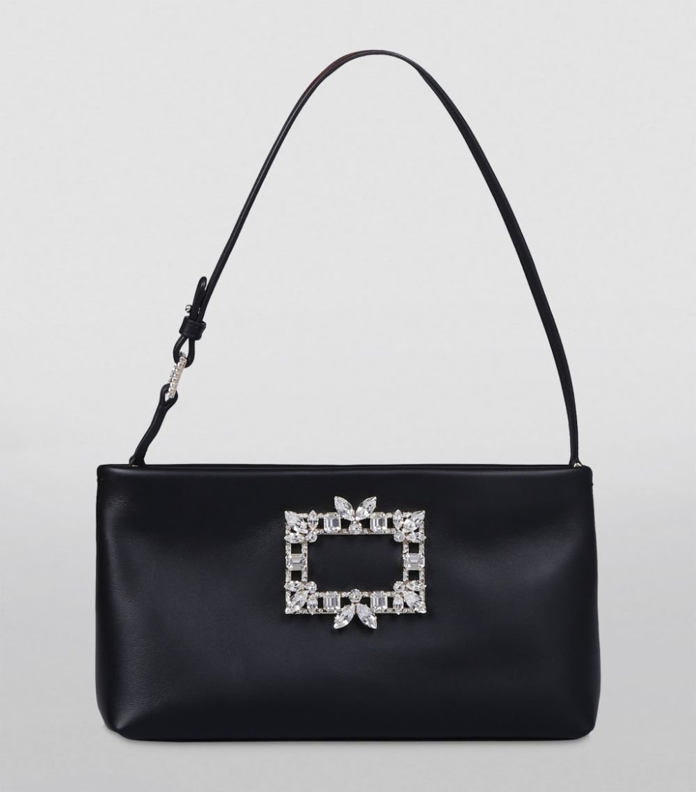 Roger Vivier Roger Vivier Mini Leather Nightlily Shoulder Bag