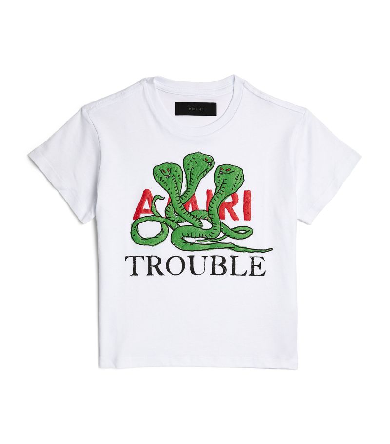 Amiri Kids AMIRI KIDS Cotton Trouble T-Shirt (4-12 Years)