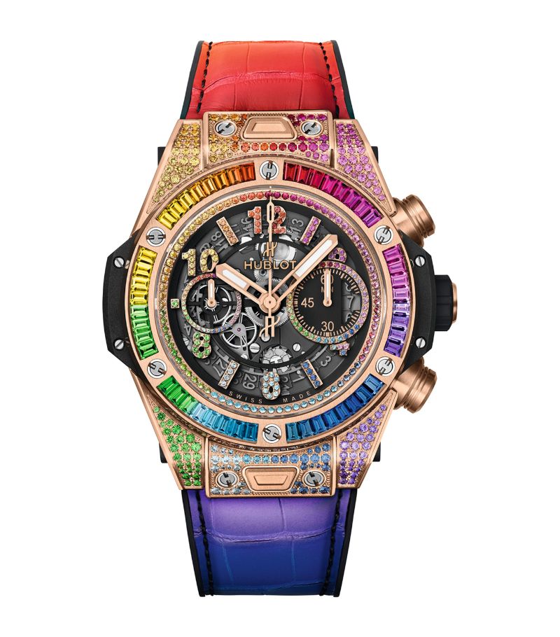 Hublot Hublot King Gold Rainbow Big Bang Unico Watch 45mm
