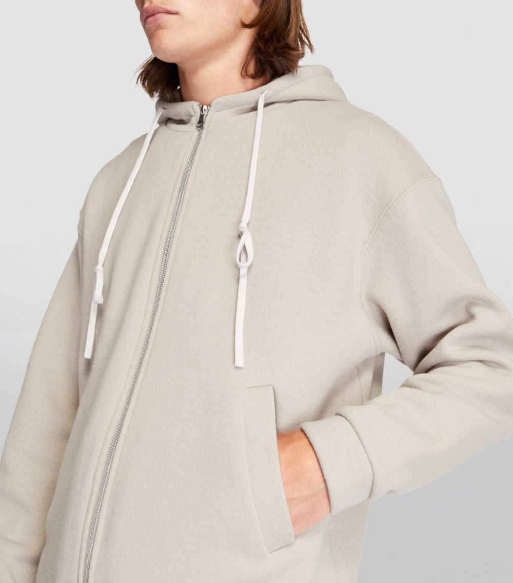 Barena Barena Virgin Wool Zip-Up Hoodie