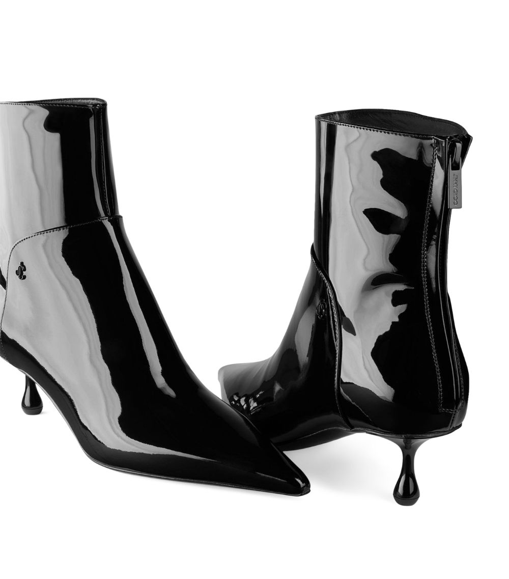 Jimmy Choo Jimmy Choo Cycas 50 Patent Leather Ankle Boots