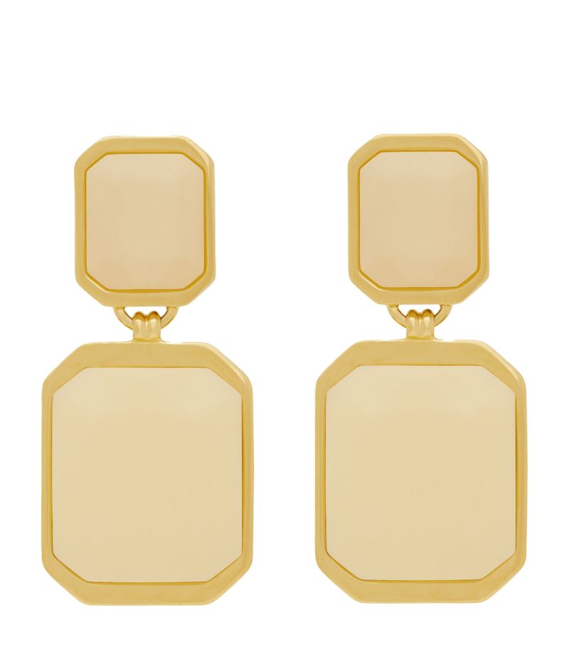 Saint Laurent Saint Laurent Octagon Earrings