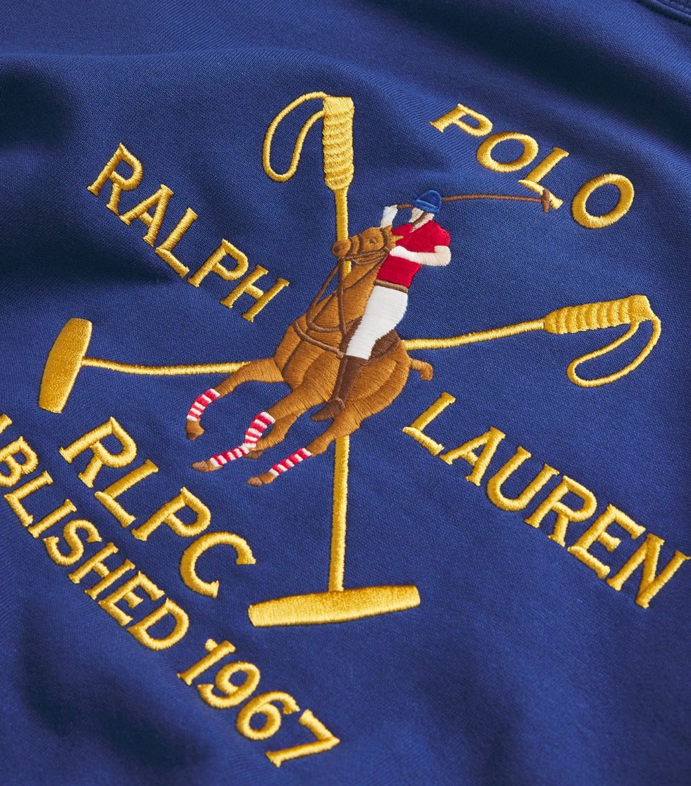 Polo Ralph Lauren Polo Ralph Lauren Panelled Logo Fleece Sweatshirt