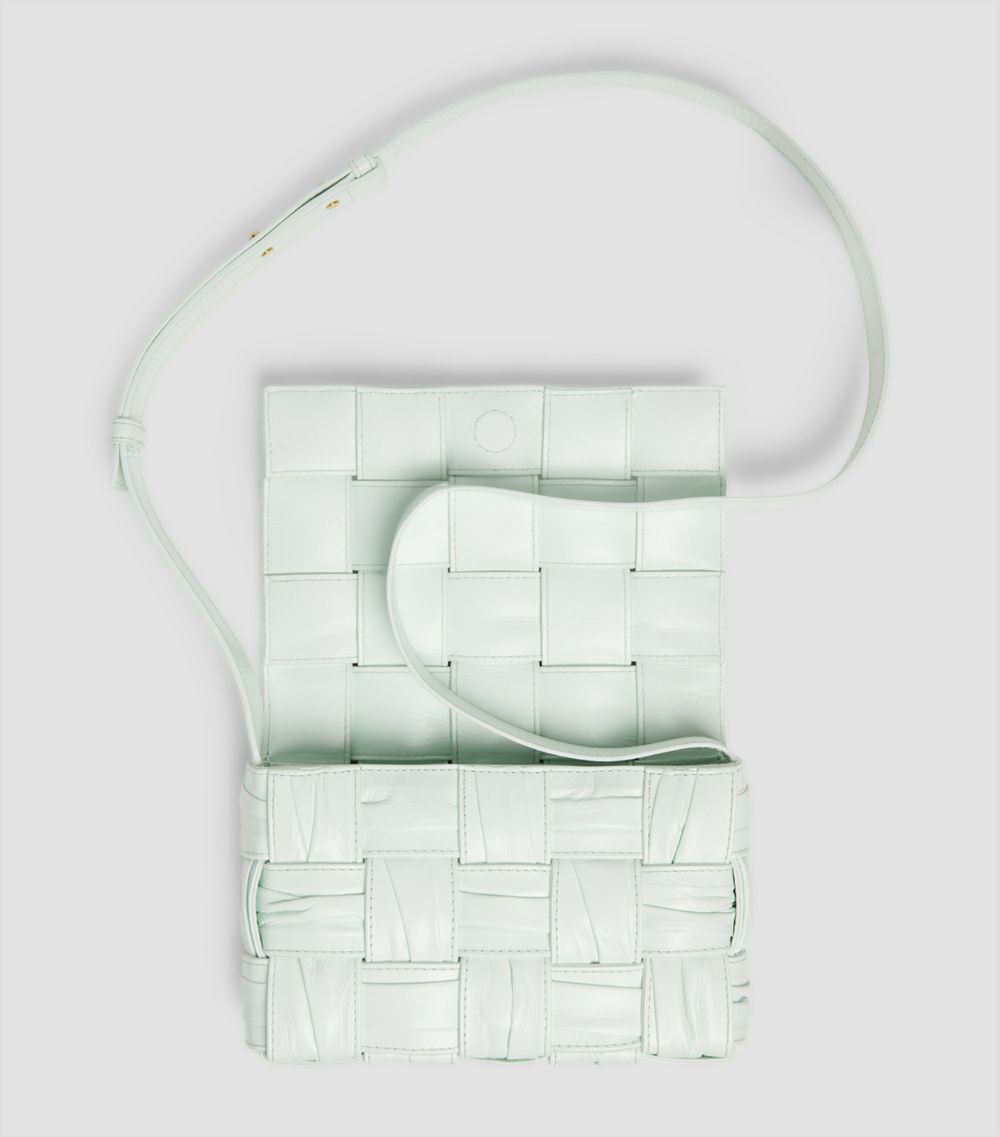 Bottega Veneta Bottega Veneta Leather Plissé Cassette Cross-Body Bag