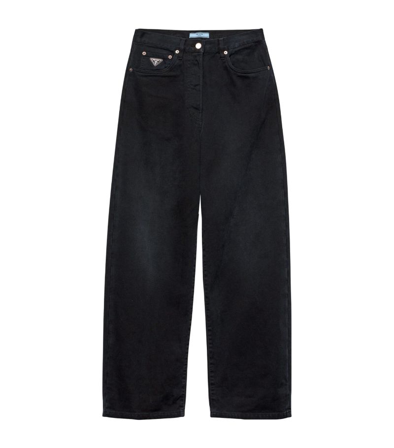 Prada Prada Garment-Dyed Relaxed Jeans