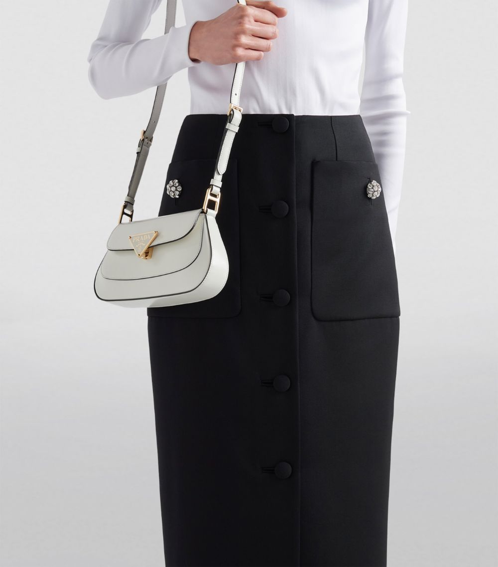 Prada Prada Wool Embellished Maxi Skirt