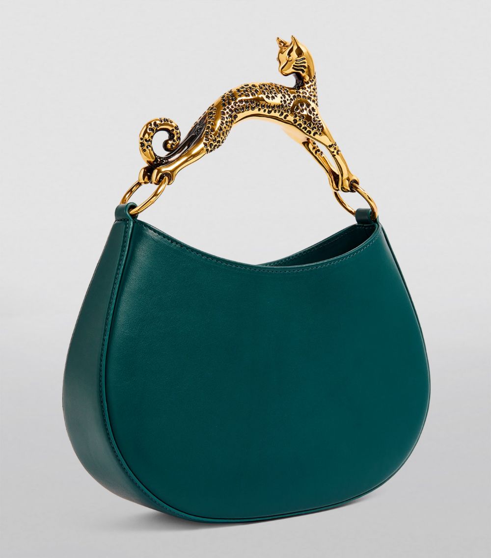 Lanvin Lanvin Calfskin Cat Top-Handle Bag