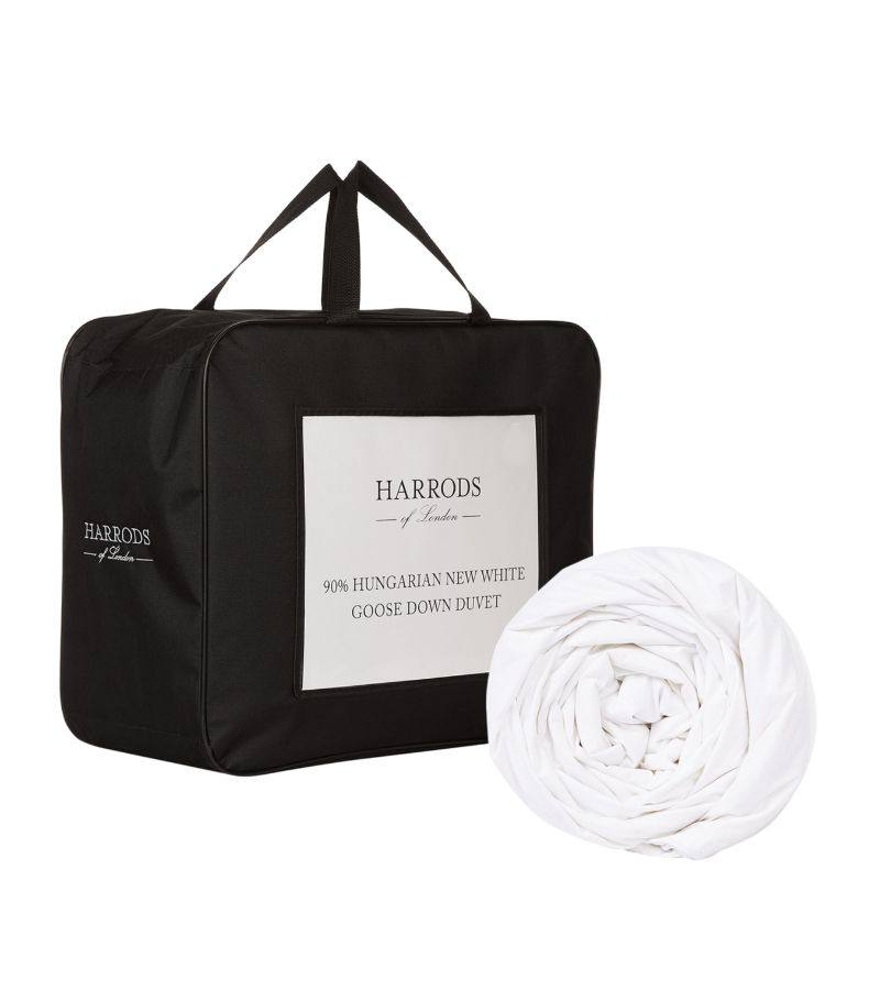 Harrods Of London Harrods Of London Single 90% Hungarian New White Goose Down Duvet (13.5 Tog)