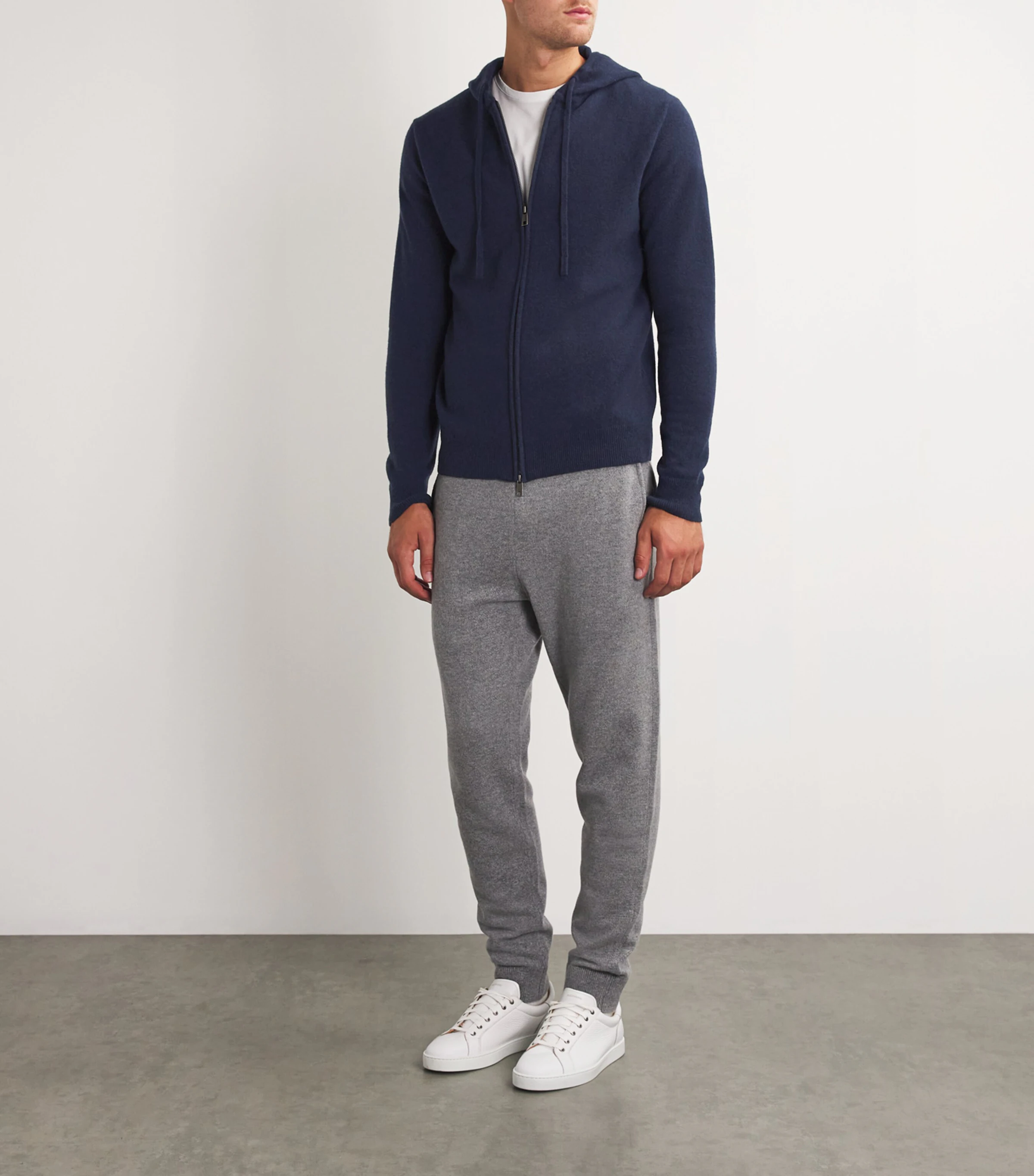 Falke Falke Wool-Cashmere Zipped Hoodie