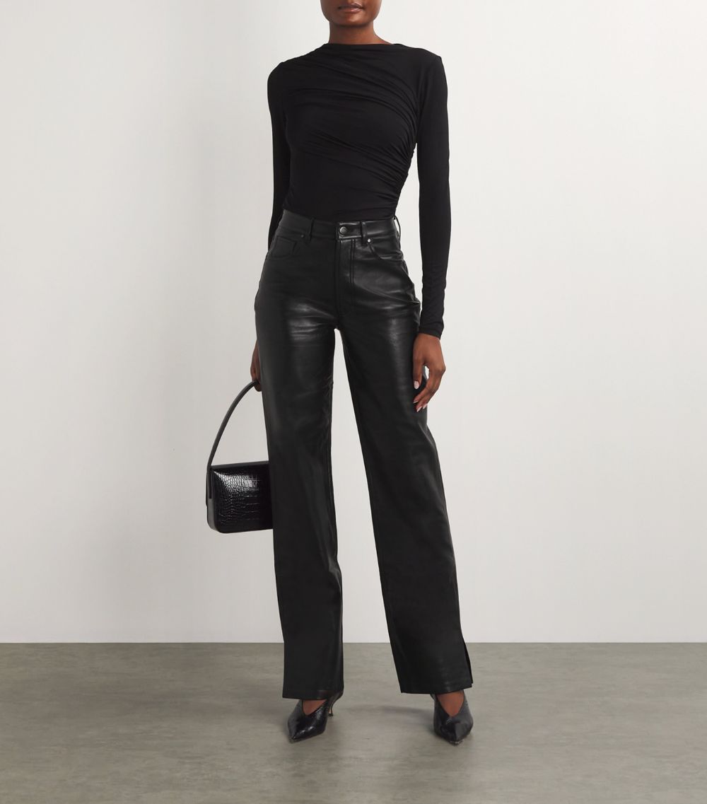 Anine Bing Anine Bing Leather Roy Trousers