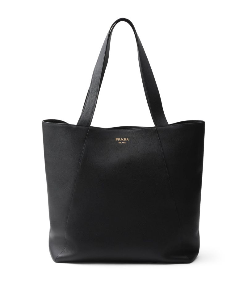 Prada Prada Leather Tote Bag