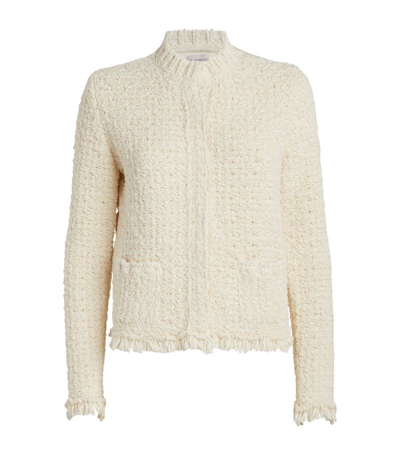 Moncler Moncler Cotton-Blend Padded Cardigan