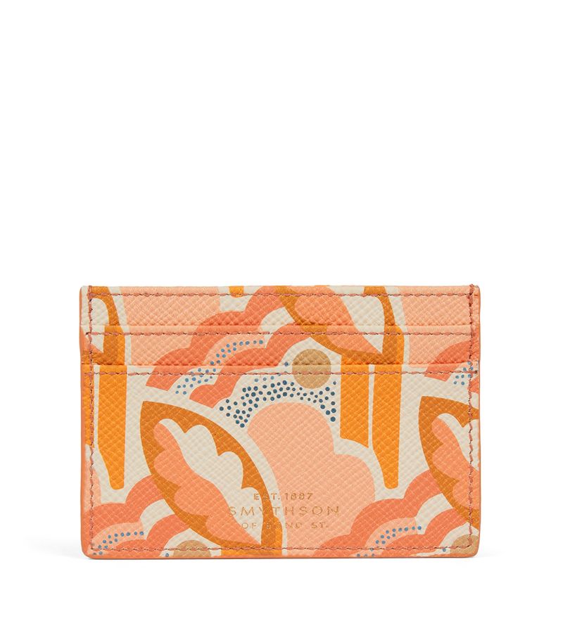 Smythson Smythson Leather Panama Bloom Card Holder