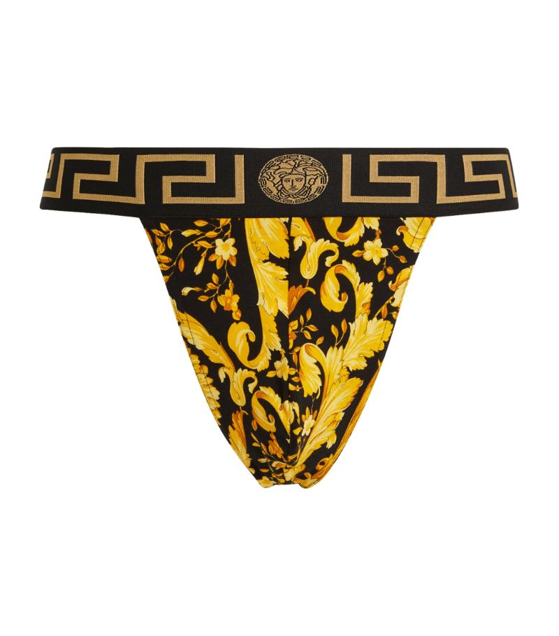 Versace Versace Baroque Print Jock Strap