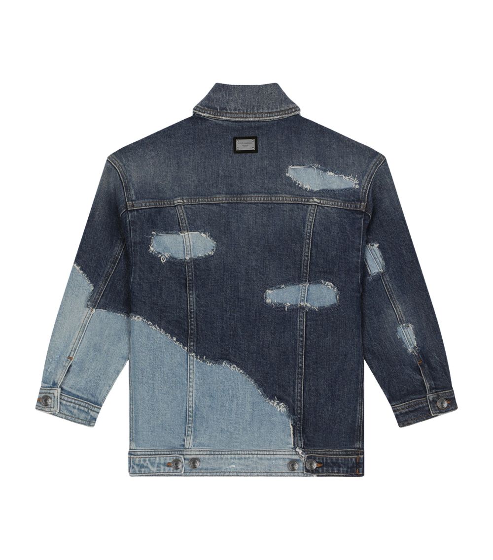 Dolce & Gabbana Dolce & Gabbana Kids Denim Patchwork Jacket (8-12 Years)