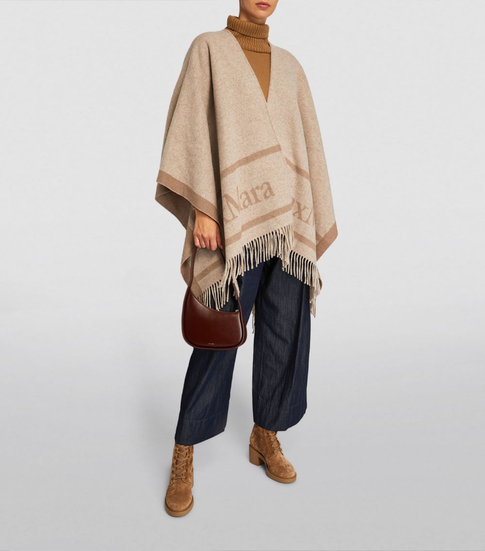 Max Mara Max Mara Wool Jacquard Hilde Cape