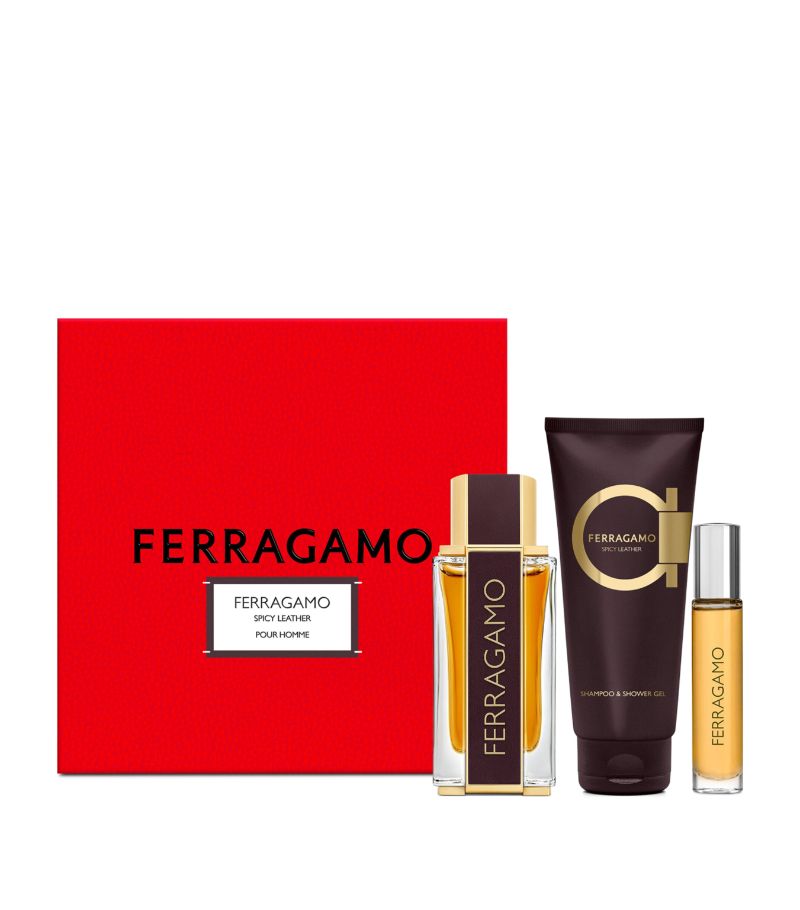 Ferragamo Ferragamo Spicy Leather Eau De Parfum Gift Set