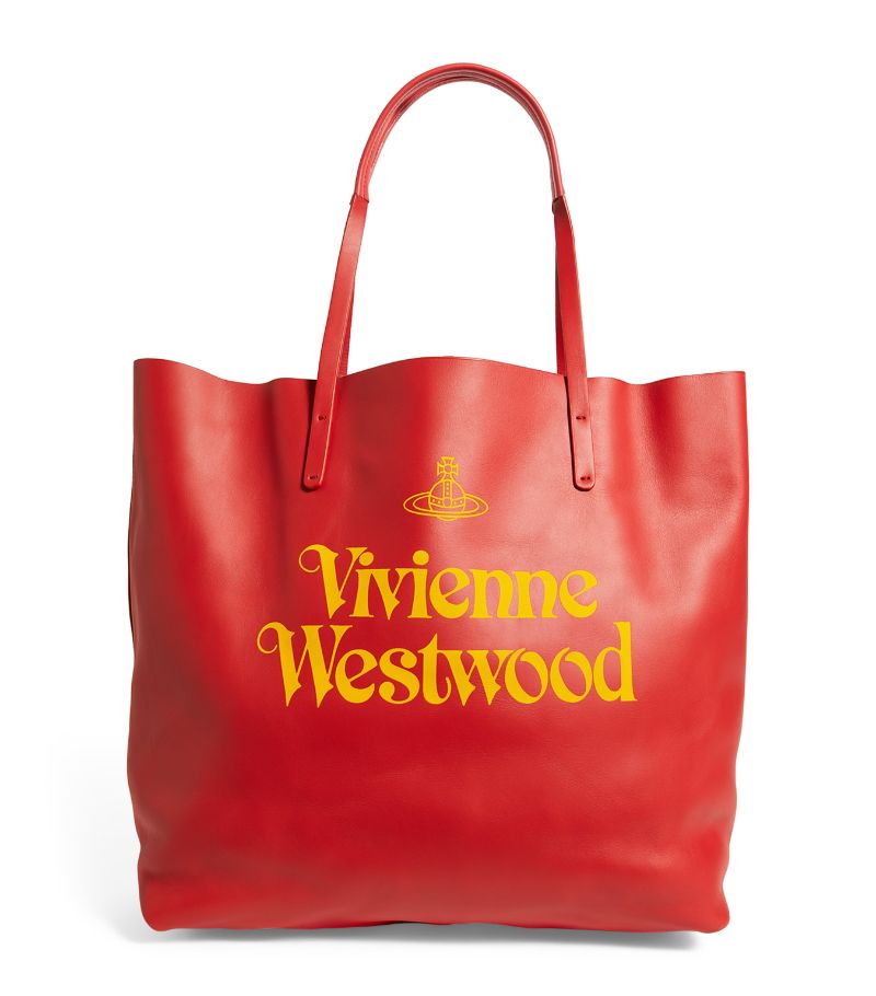 Vivienne Westwood Vivienne Westwood Leather Studio Tote Bag